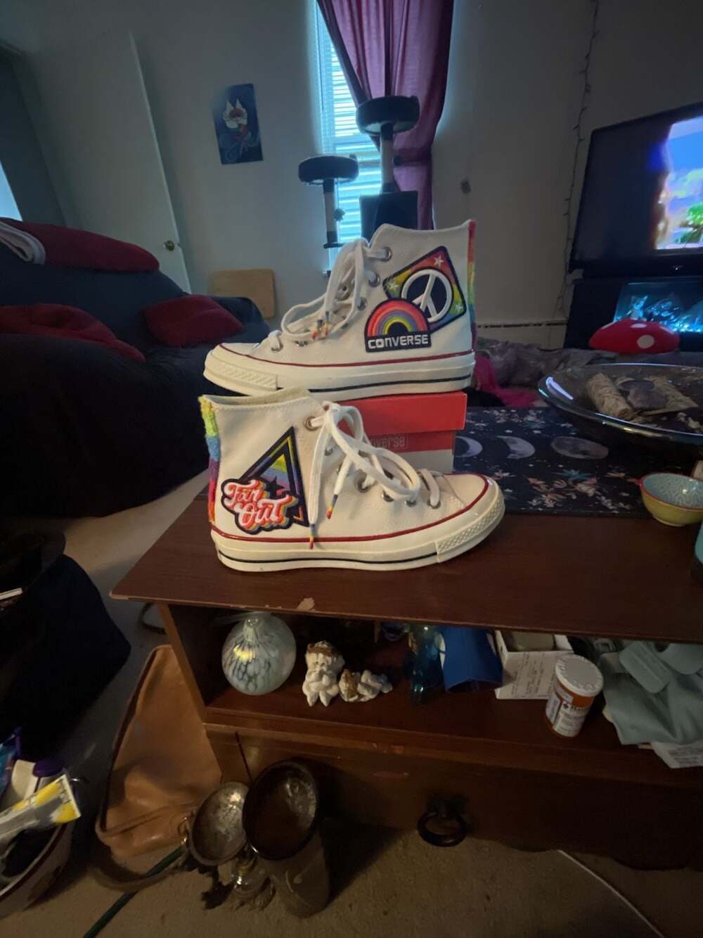 Converse Chuck Taylor All Star '70 High Top 1st Pride Parade Peace Rainbow Sneak